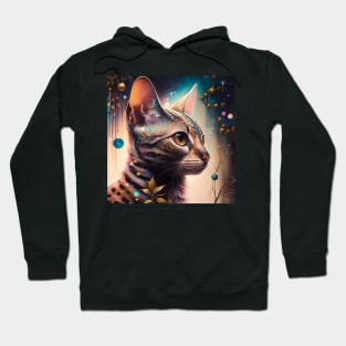 Bengal Cat In Magical World Hoodie